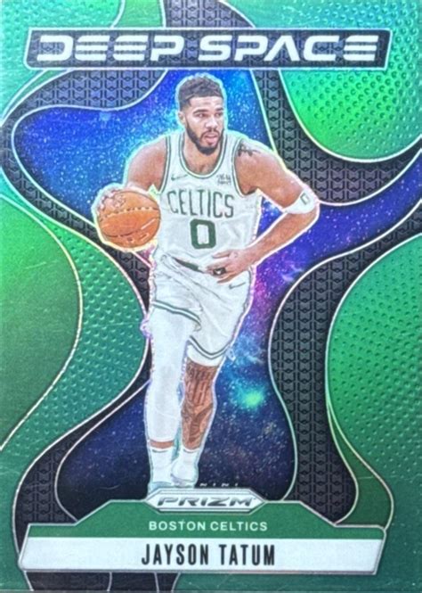 Jayson Tatum [Green] #7 Prices | 2024 Panini Prizm Deep Space ...