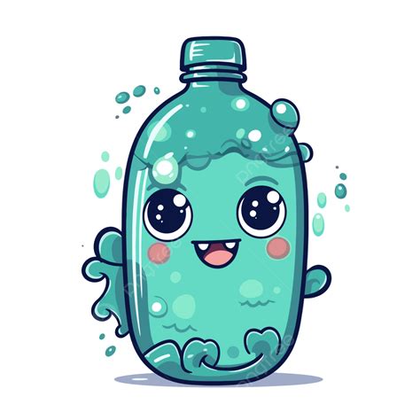 Cute Bottled Water Clipart