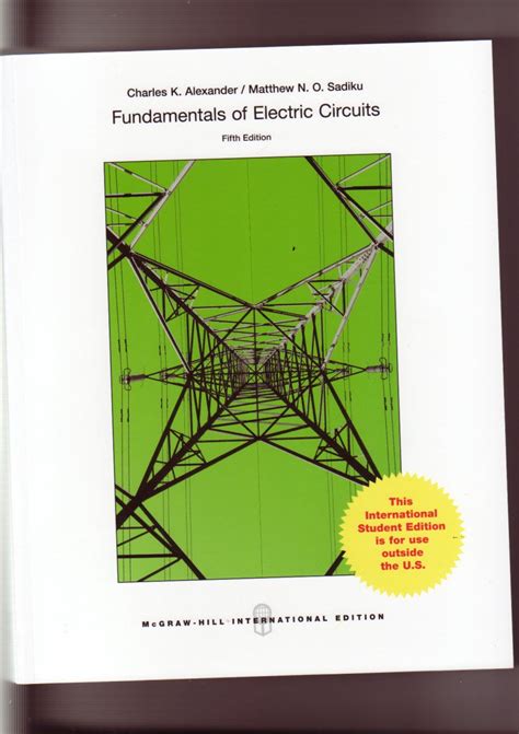 Fundamentals of Electric Circuits : Alexander, Charles, Sadiku, Matthew ...
