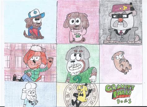 Gravity Falls Dogs by Bordercollie15 on DeviantArt