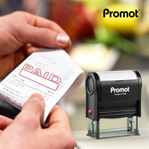 Buy Promot Paid Stamp Self Inking Stamp - Paid Stamp for Office ...