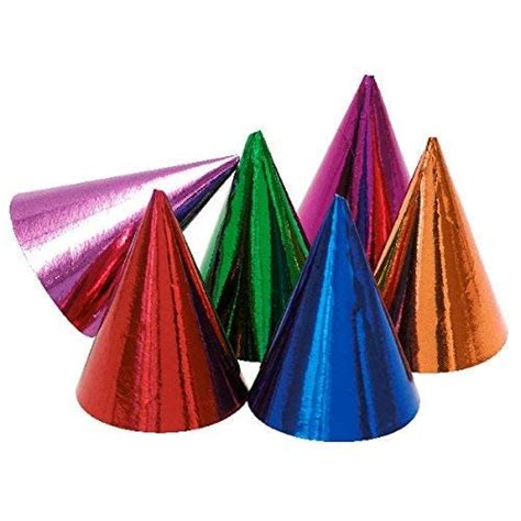 MS Happy Birthday Party caps/Hats for Kids |Multi Colour |Pack of 10 ...