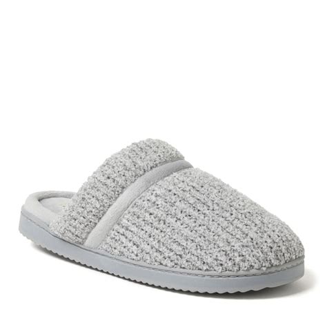 Dearfoams Women's Memory Foam Chenille Scuff Slippers - Serena | HSN