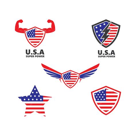 USA Flag Logo 的图像结果