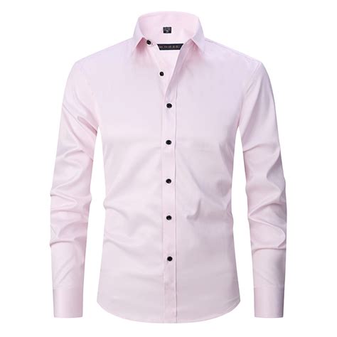 Caveitl Thin Long Sleeve Shirts for Men,Men's Long Sleeve Dress Shirt ...