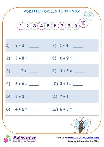 Image result for Math Drills Worksheets. Addition