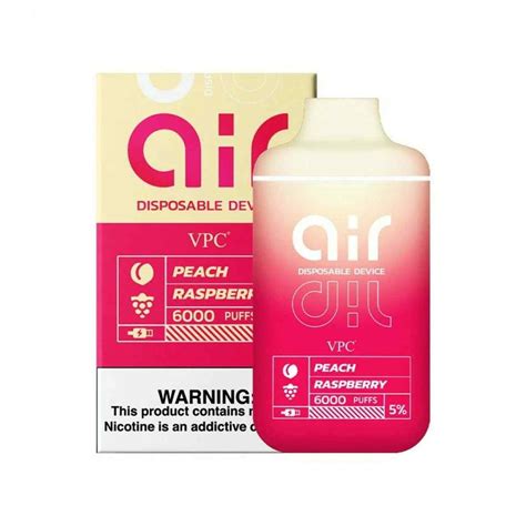 AIR Vape - Peach raspberry - (6000 Puffs) - India Vape Store