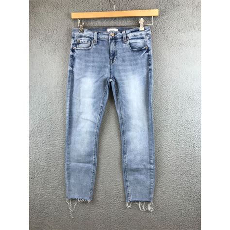 Pistola Skinny Distressed Blue Jean Womens Size 27 St… - Gem