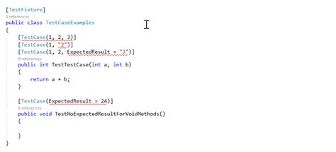 NUnit Test Case 的图像结果