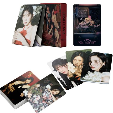 Buy FOURBOM Red Velvet Photocard 55Pcs Red Velvet Chill Kill Postcards ...