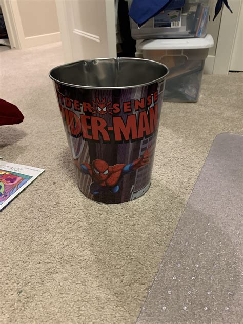 Spider man trash can because that is where he belongs because max ...