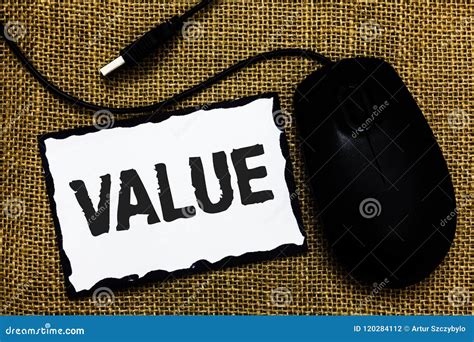 Handwriting Text Value. Concept Meaning Something or Someone Regarded ...