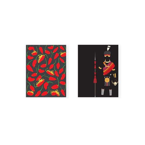 Inspired by Symbols of Nagaland Notebook (Small) - Set of 2 – NEST by ...