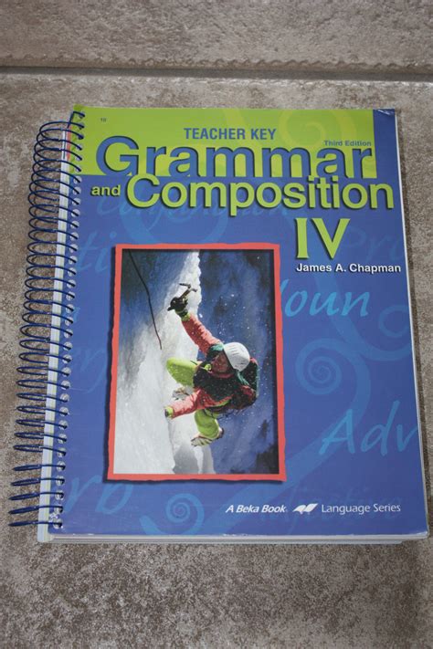 A Beka Grammar & Composition IV Teacher Key Home School | eBay