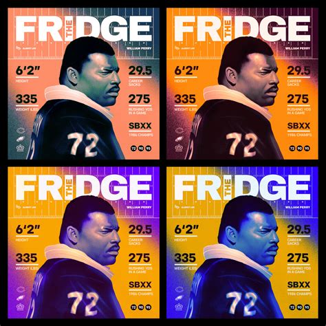 William "Refrigerator" Perry (version 4) on Behance