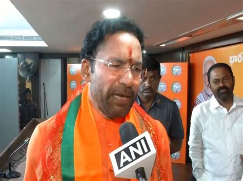 "Made minister just to win bypoll": Union Minister G Kishan Reddy ...