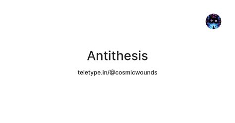 Antithesis — Teletype