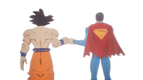 Goku vs Superman (DEATH BATTLE) render by Ahmad2345Light on DeviantArt