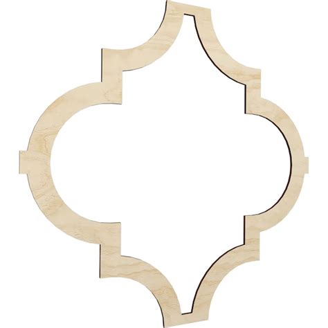 Ekena Millwork 33-in x 33-in Embossed Birch Wood Fretwork Wall Panel in ...