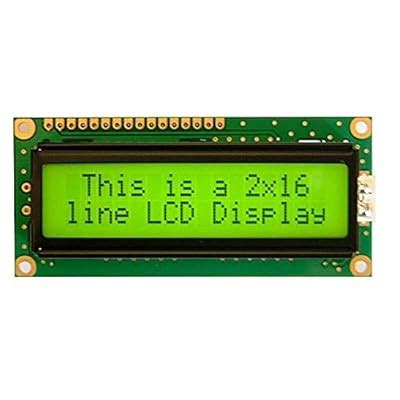 Buy Olatus LCD 16X2 YellowGreen Backlight Alphanumeric Display For 8051 ...