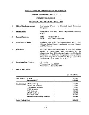 Fillable Online canarycurrent UNITED NATIONS ENVIRONMENT PROGRAMME ...