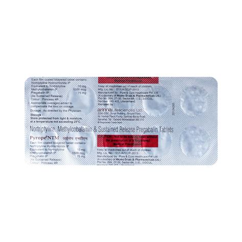 Pyrope Ntm Strip Of 10 Tablets: Uses, Side Effects, Price & Dosage ...