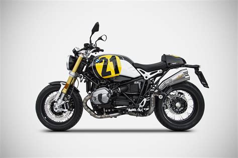 BMW RnineT R-nine T 2017-2020 Zard Exhaust High Mount Limited SlipOn S ...