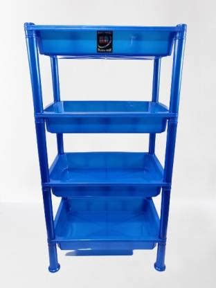 KKR INDUSTRIES Space Rack 4 JUMBO | 4 Layer Multipurpose Plastic Wall ...