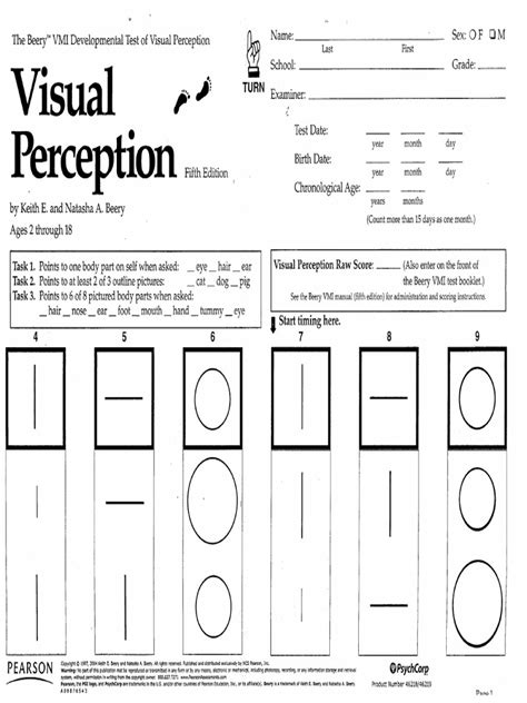 Image result for Developmental Test of Visual Perception
