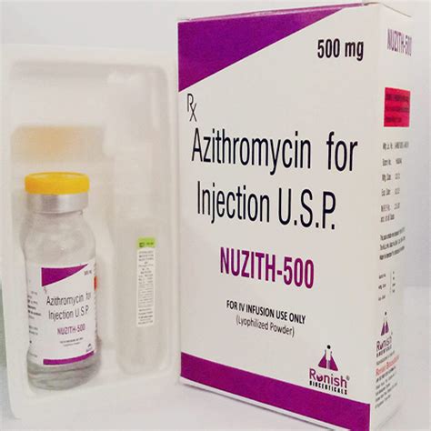 NUZITH-500 Injection Ronish Bioceuticals