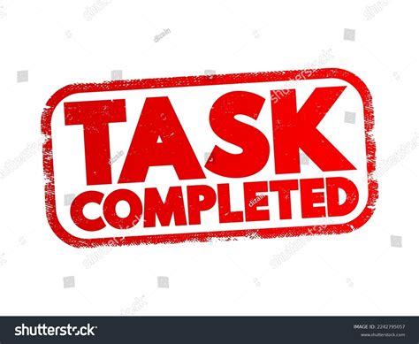 Image result for Task Completed Stamp