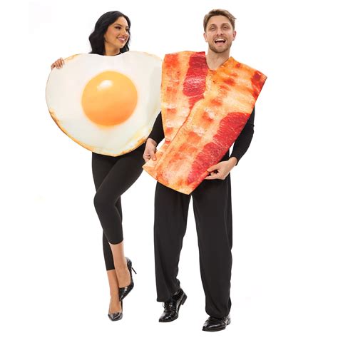 Funnlot Couples Halloween Costumes for Adults Funny, Bacon and Eggs ...