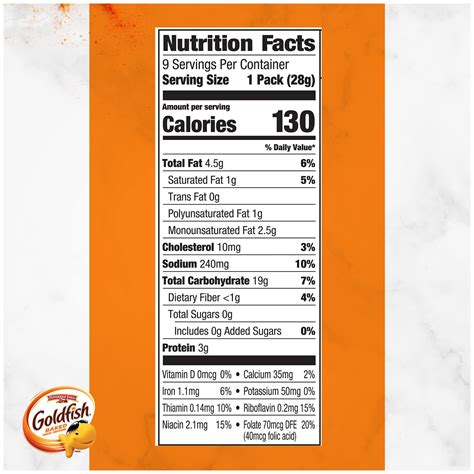 Buy Goldfish Cheddar Crackers, 1 oz Snack Pack, 9-CT Multi-Pack Tray ...