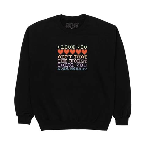 "Worst Thing You Ever Heard" Crewneck – Taylor Swift Official Store ...