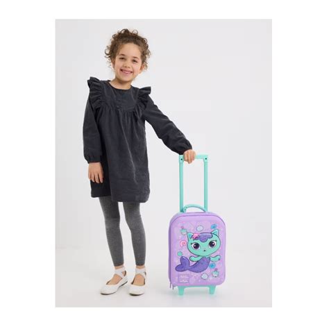 Smiggle: Gabby's Dollhouse Junior Hardtop Trolley Bag – Krazy Caterpillar