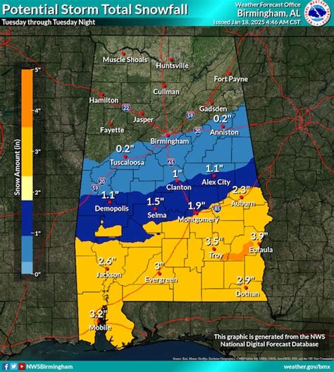 Alabama faces several inches of snow, icy roads and bitter cold: What ...