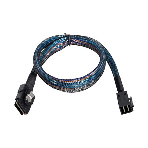 Cablecc Internal Mini SAS SFF-8087 to Mini SAS High Density HD SFF-8643 ...