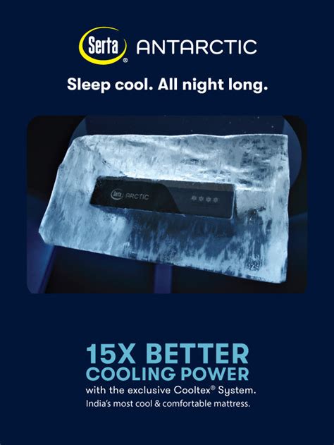 Luxury Latex Mattress Online In India | Serta Antarctic Mattress ...