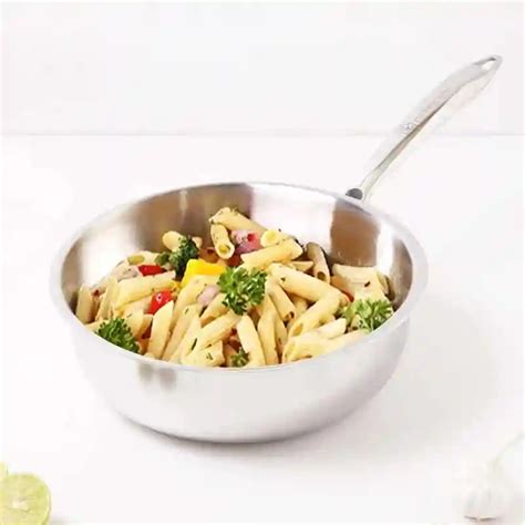 Buy Best Triply Stainless Steel Fry Pans Online in India at Best Price ...