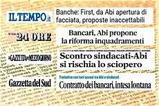 confronto banche i giornali su ccnl banche confronto in salita intesa confronto banche i giornali su ccnl banche confronto in salita intesa