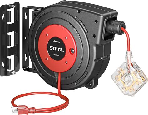 DEWENWILS 50FT Extension Cord Reel, Retractable India | Ubuy