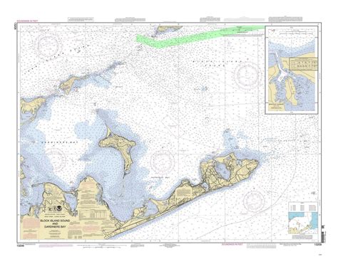 Block Island Sound and Gardiners Bay 2011 - Old Map Nautical Chart AC ...