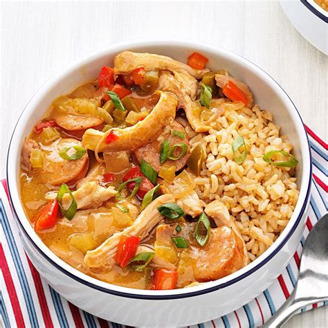 Chicken and Andouille Gumbo Recipe | Taste of Home