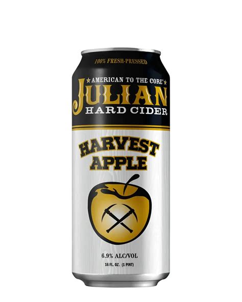 Julian Hard Cider Harvest Apple Cider 16 fl oz Can – MMWL