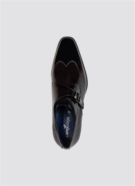 Buy Language Men Burgundy Formal Monk Online | SKU: 194-988-72-42 ...