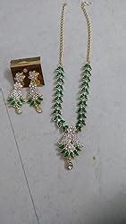 Buy Atasi International Jewellery Rhinestone Set for Women (Green ...