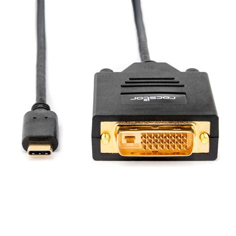 Rocstor Premium USB-C to DVI Cable M/M – 6 ft – Rocstor