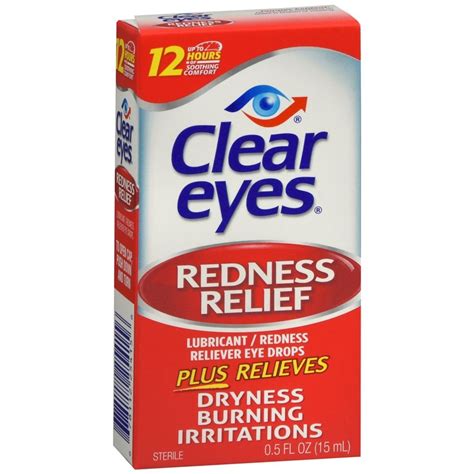 Clear Eyes Redness Relief Lubricant Eye Drops – 0.5 OZ – Medcare ...