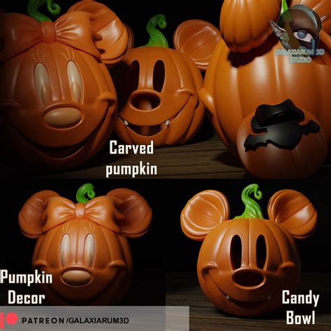Mickey Mouse Pumpkin Carving Kit