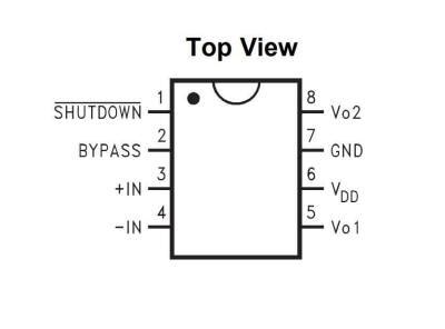 LM4890MM/NOPB EU CLASS SMD Audio IC Motorobit - Motorobit.com
